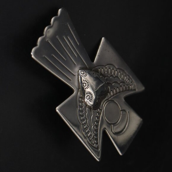 Authentic Guardian Angel Brooch Necklace Pendant Carolyn Pollack Relios S Silver - Picture 6 of 9